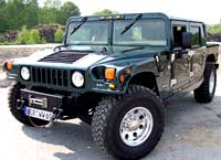 Hummer H1 onroad fahren - vier Stunden