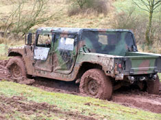 Humvee fahren