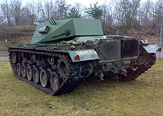 M48 Kampfpanzer von hinten