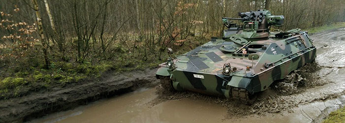 Bundeswehrpanzer Marder selber fahren